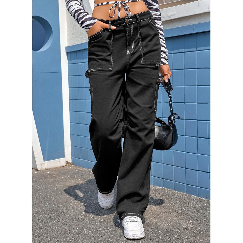 Azura Exchange High Waist Cargo Pants with Pockets - 18 US