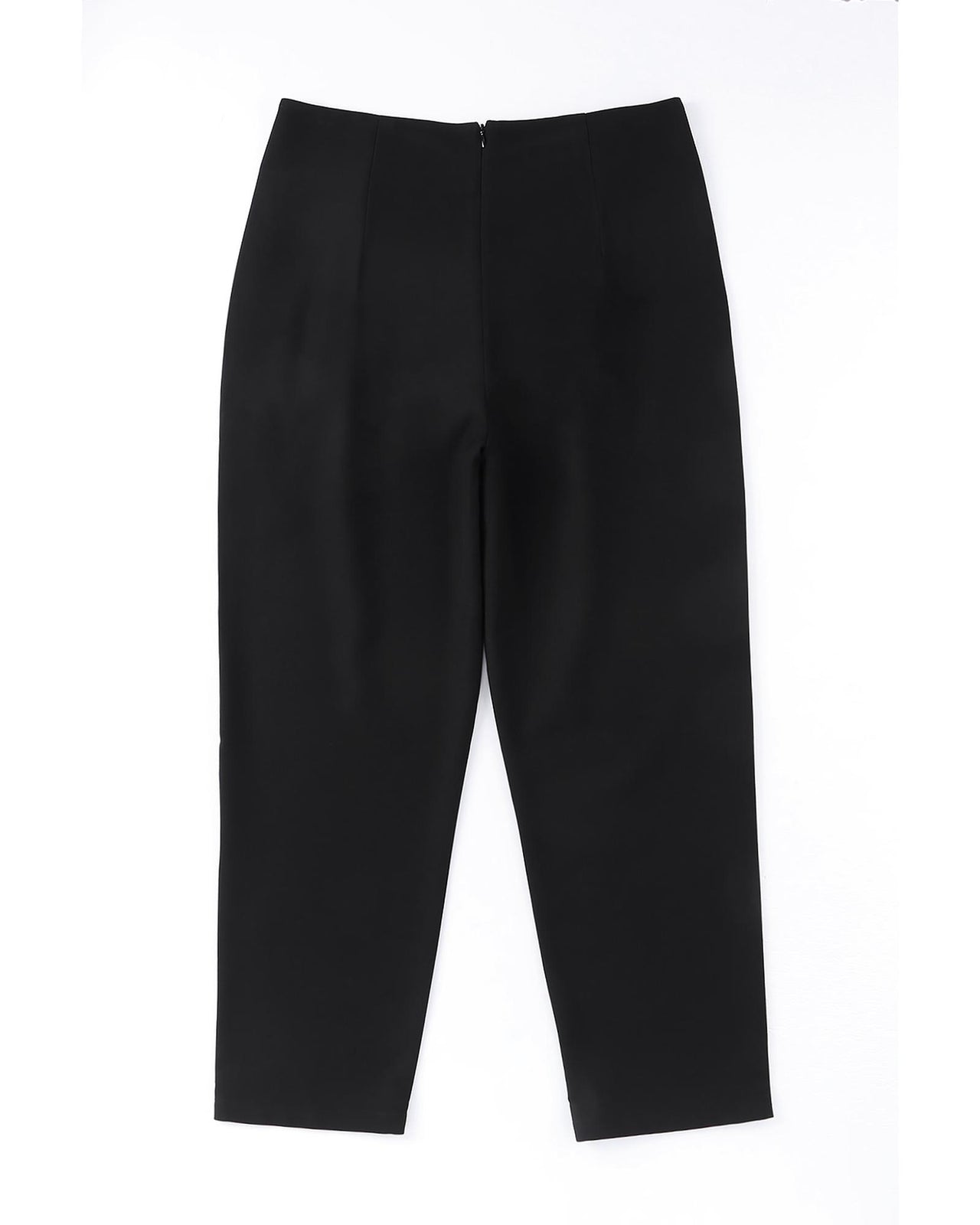 Azura Exchange Pleated Double Breasted Cropped Pants - 12 US