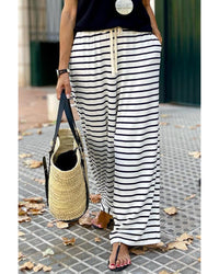 Thumbnail for Azura Exchange Striped Wide Leg Pants - L