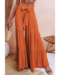 Thumbnail for Azura Exchange Tiered Wide Leg Pants - S
