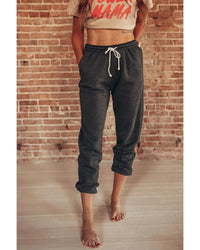 Thumbnail for Azura Exchange Drawstring Waist Pockets Sweatpants - S