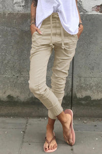 Thumbnail for Azura Exchange Drawstring Pocketed Pants - 8 US