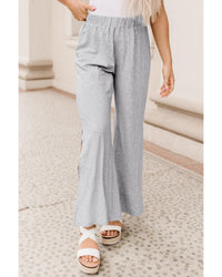 Thumbnail for Azura Exchange High Waist Wide Leg Pants with Side Slits - XL