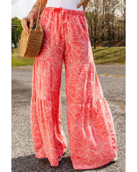 Thumbnail for Azura Exchange Floral Print Wide Leg Pants - S