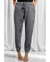 Thumbnail for Azura Exchange Drawstring Lounge Jogger Pants with Animal Spots - S