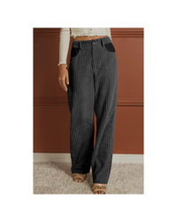 Thumbnail for Azura Exchange Contrast Patched Wide Leg Corduroy Pants - M
