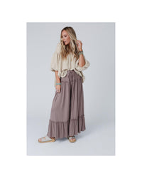 Thumbnail for Azura Exchange Frilled Drawstring High Waist Wide Leg Pants - L