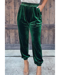 Thumbnail for Azura Exchange Solid Velvet Jogger Pants - XL