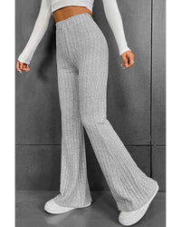 Thumbnail for Azura Exchange Ribbed Flare Pants - L