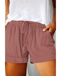 Thumbnail for Azura Exchange Elastic Waist Drawstring Pocket Shorts - 5X