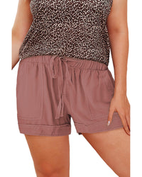 Thumbnail for Azura Exchange Elastic Waist Drawstring Pocket Shorts - 5X