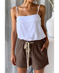 Thumbnail for Azura Exchange Faylin Khaki Shorts - L