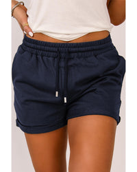 Thumbnail for Azura Exchange Tie Waist Lounge Shorts - M