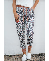 Thumbnail for Azura Exchange Elastic Waist Jogger Pants - M