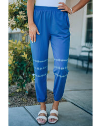 Thumbnail for Azura Exchange High Waist Tie Dyed Jogger Pants - S