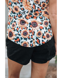 Thumbnail for Azura Exchange Drawstring Casual Shorts with Raw Hem and Pockets - M