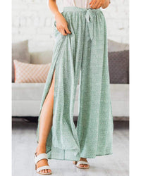 Thumbnail for Azura Exchange Wide Leg Animal Print Pants with Side Split - M