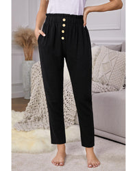 Thumbnail for Azura Exchange Linen Blend Pocketed Pants - L