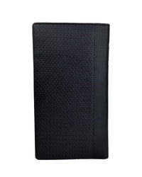 Thumbnail for Baldinini Embossed Logo Vertical Wallet with Button Closure One Size Men