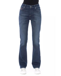 Thumbnail for Regular Jeans with Logoed Button and Tricolor Insert W33 US Women