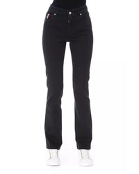Thumbnail for Logoed Button Regular Jeans with Tricolor Insert W30 US Women
