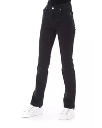 Thumbnail for Logoed Button Regular Jeans with Tricolor Insert W32 US Women