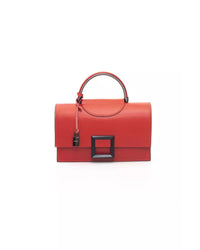 Thumbnail for Leather Shoulder Bag with Flap Closure and Internal Compartments One Size Women