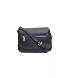 Thumbnail for Double Compartment Leather Shoulder Bag with Logo Detail One Size Women