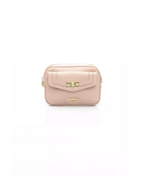 Thumbnail for Golden Logo Front Flap Shoulder Bag with Zip Closure One Size Women