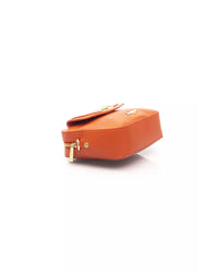 Thumbnail for Golden Logo Front Flap Shoulder Bag with Internal Compartments One Size Women