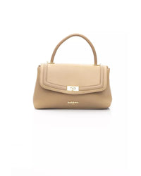 Thumbnail for Flap Closure Shoulder Bag with Internal Compartments and Golden Details One Size Women