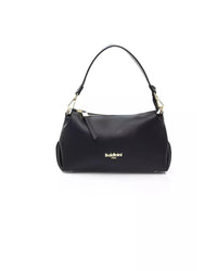 Thumbnail for Golden Logo Shoulder Bag with Internal Compartments and Zip Closure One Size Women