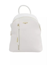 Thumbnail for Golden Logo Zip Closure Backpack with Adjustable Straps One Size Women