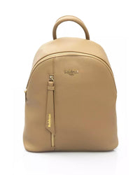 Thumbnail for Golden Logo Zip Closure Backpack with Adjustable Shoulders One Size Women