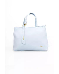 Thumbnail for Golden Logo Zip Closure Shoulder Bag with Internal Compartments One Size Women