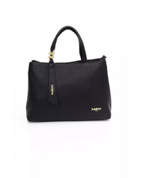 Thumbnail for Golden Logo Shoulder Bag with Zip Closure and Internal Compartments One Size Women