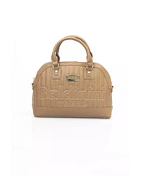 Thumbnail for Golden Logo Zipper Shoulder Bag One Size Women