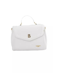 Thumbnail for Flap Closure Shoulder Bag with Internal Compartments and Golden Details One Size Women