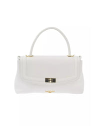 Thumbnail for Flap Closure Shoulder Bag with Internal Compartments and Golden Details One Size Women