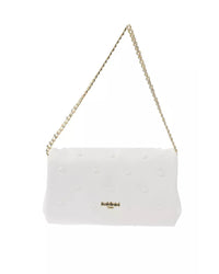 Thumbnail for Golden Detail Leather Flap Shoulder Bag One Size Women
