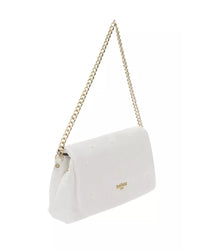 Thumbnail for Golden Detail Leather Flap Shoulder Bag One Size Women