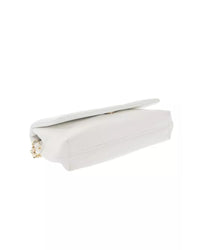 Thumbnail for Golden Detail Leather Flap Shoulder Bag One Size Women