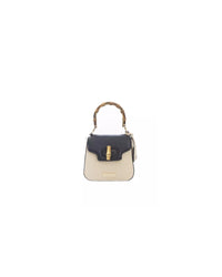 Thumbnail for Golden Logoed Flap Shoulder Bag with Internal Compartments One Size Women