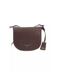 Thumbnail for Flap Closure Shoulder Bag with Internal Compartments & Golden Details One Size Women