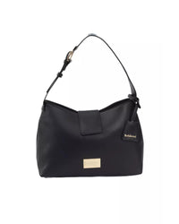 Thumbnail for Flap Closure Logoed Lining Bag with Internal Compartments and Golden Details One Size Women