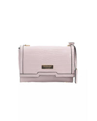 Thumbnail for Flap Closure Shoulder Bag with Internal Compartments and Golden Details One Size Women
