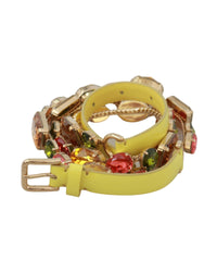 Thumbnail for Brand New Dolce & Gabbana Crystal Belt 70 cm Women