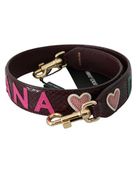 Thumbnail for Genuine Dolce & Gabbana Bordeaux Shoulder Strap with Applique Detail One Size Women