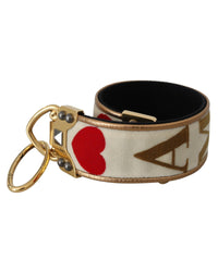 Thumbnail for Dolce & Gabbana Shoulder Strap Handbag Accessory with AMORE Print One Size Women