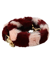 Thumbnail for Authentic Dolce & Gabbana Lapin Fur Shoulder Strap Accessory One Size Women